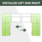 FEZIBO 75", 330lbs Load Capacity, L Shaped Standing Desk with Drawers, Reversible Electric Standing Gaming Desk Adjustable Height, Corner Stand up Desk with Splice Board, Black Frame/Rustic Brown Top