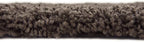 Unique Loom Solid Shag Collection Area Rug (5' 1" x 8' Rectangle Graphite Gray)