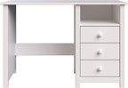 From the Tree Furniture Solid Wood Desk with Drawers – Compact Study Desk for Kids & Adults, Space-Saving Home Office Writing Table, Real Pine Construction