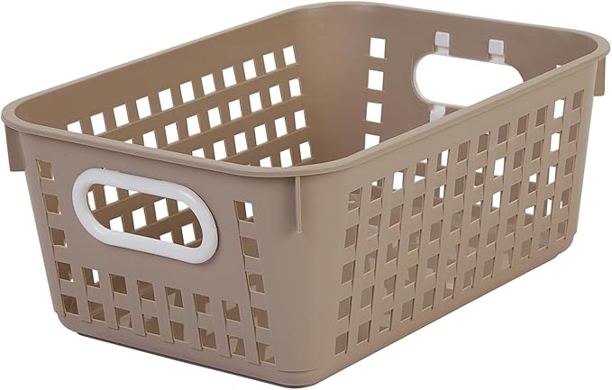 Really Good Stuff Medium Basket - Set of 6 -Tan