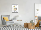 Wieco Art Framed Canvas Wall Art Delicate Tension #85, 1923 by Wassily Kandinsky Famous Classic Paintings Abstract Reproductions Canvas Wall Art for Home Office Decoration