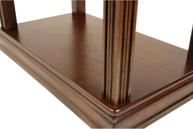 Signature Design by Ashley Breegin Chair Side End Table, 1 Drawer, 1 Fixed Shelf, Veneers, Wood, , 13.13" W x 22.13" D x 23" H, Brown