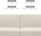 mopio 76.4" Futon Sofa Bed, Couch, Loveseat, Sleeper Sofa, Mid Century Modern Futon Couch, Sofa Cama, Couches for Living Room (Snow Velvet)