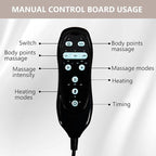 PELUMY Manual Lift Recliner Chair with Massage and Heat for Elderly, Single Motor Electric Lift Chair, Heavy Duty Recliner with USB Charging & Side Pockets (Chenille, Khaki)