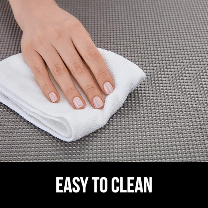 GORILLA GRIP powerGRIP Drawer Shelf and Cabinet Liner, Thick Strong Hold, Non-Adhesive Liners Protect Kitchen Cabinets and Cupboard, Bathroom Drawers, Easy Install, Breathable Mat, 20" x30', Beige