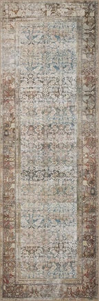 Loloi Amber Lewis Georgie Collection GER-09 Multi/Spice 3'-0" x 10'-0", .19" Pile Height, Runner Rug