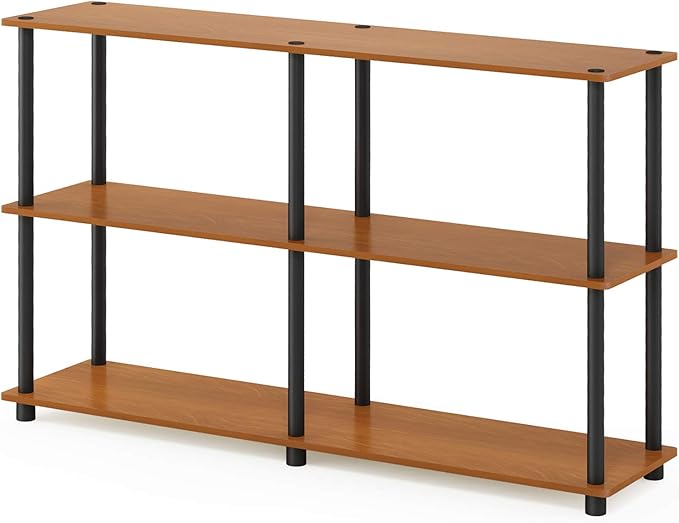 Furinno Wire End Table, Side Table, Brown