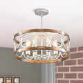 Semi Flush Mount Ceiling Light Fixture Ceiling Mount 6-Light Rustic Farmhouse Chandelier for Dining Room, Light Fixture Ceiling Round Metal Kitchen Light Fixtures Ceiling Mount