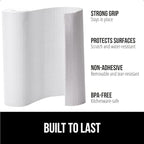 GORILLA GRIP Slip Resistant Drawer and Shelf Liner 2 Pack, Non Adhesive Water Resistant, Easy Clean and Trim, Smooth Surface Liners for Kitchen Cabinet, Shelves, Drawers, Pantry, 12 in x 20 FT, White