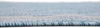 Unique Loom Outdoor Border Collection Area Rug - Soft Border (5' 1" x 8' Rectangle, Aquamarine/ Ivory)