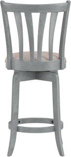 Hillsdale Furniture Hillsdale Savana Swivel Counter Stool, Blue
