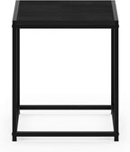 FURINNO Camnus Modern Living End Table, Americano, 1 Tier, Metal Frame