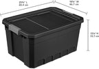 Sterilite Tote Stacker Black 19GA 14869006