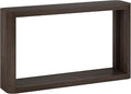 Henn&Hart 52" Wide Rectangular Console Table in Warm Brown, for Home, Living Room, Bedroom, Entertainment Room, Office