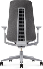 Haworth Fern Ergonomic Office Chair – Stylish and Innovative Desk Chair with Digital Knit Finish - Without Lumbar Support (Heathered Grey)