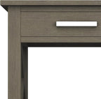 SIMPLIHOME Kitchener SOLID WOOD 21 inch Wide Square Contemporary End Side Table in Farmhouse Grey for the Living Room and Bedroom