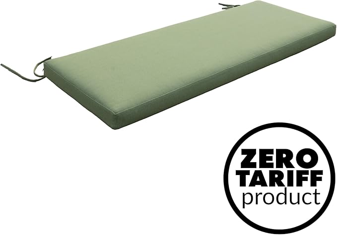 Tommy Bahama Bench Cushion, 50" X 19" X 2.5", Bamboo Bay Pear