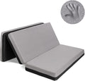 Milliard Dual Sided Premium Tri Folding Mattress, Memory Foam Foldable Mattress with Waterproof Washable Cover + Bonus Eye Mask Included