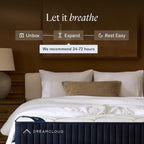 DreamCloud Premier 13" King Mattress - Memory Foam (New Version) - 365 Night Trial - Fiberglass Free - Forever Warranty - Mattress in a Box - CertiPUR-US® Certified