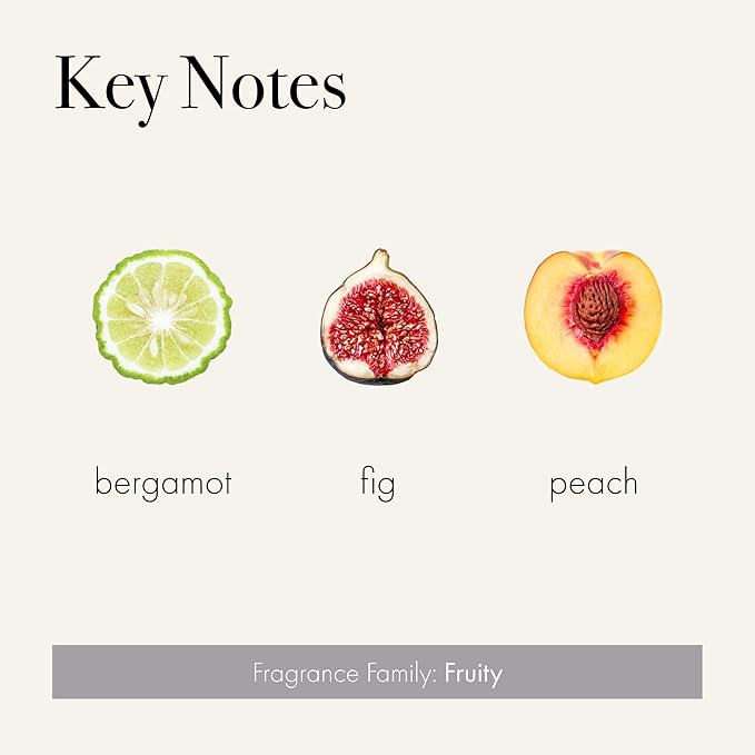 LAFCO New York Signature Candle, Paradiso Fig - 15.5 oz - 90-Hour Burn Time - Reusable, Hand Blown Glass Vessel - Made in The USA