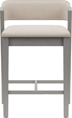 Hillsdale Dresden Wood Counter Height Stool, Distressed Gray