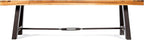 Christopher Knight Home Catriona Outdoor Acacia Wood Bench with Metal Accents, Teak Finish / Rustic Metal 14. 50 x 63 x 17. 75 inches