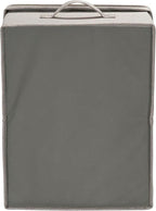 Household Essentials Large Fabric Storage Bins 2 Pack, Gray