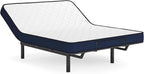Signature Design by Ashley King Size Medium Firm 6 Inch Memory Foam Mattress with Breathable Quilted Cover, Fiberglass Free, Mattress in A Box