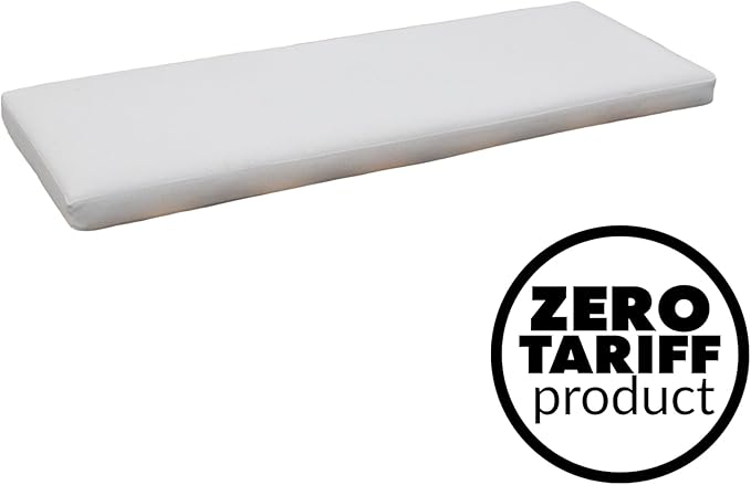 Tommy Bahama Bench Cushion, 50" X 16" X 2.5", Bamboo Bay Bone