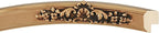 OVALCREST Oval Beveled Wall Mirror for Home Decor - Athena Style - Gold Spray - 21" x 17" Outside Dimensions