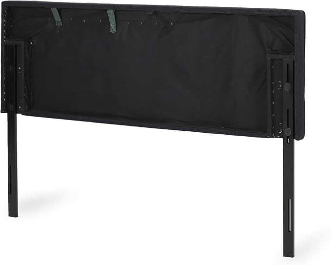 Christopher Knight Home Contemporary Upholstered King/Cal King Headboard, Black