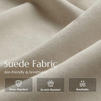 POVISON Oversized Modular Sectional Sailboat Sofa for Living Room with Adjustable Backrest Modern Sectional Couches Loveseat Large Deep Sofa 2 Seats with 2 Ottomans Comfy Cloud Couch for House Office