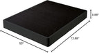 Signature Design by Ashley 10" Mattress Box Spring with Metal Foundation, Sturdy and Durable, Ready to Assemble, Parts and Tools Included, Full, Removable Black Fabric Cover