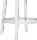 Hillsdale Clarion Wood Swivel Stool, Counter Height, Sea White