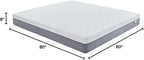 Novilla 8-Inch Gel Memory Foam Queen Size Mattress for Pressure Relief, Enhanced Support & Plush Comfort, Queen Bed in a Box, Bliss