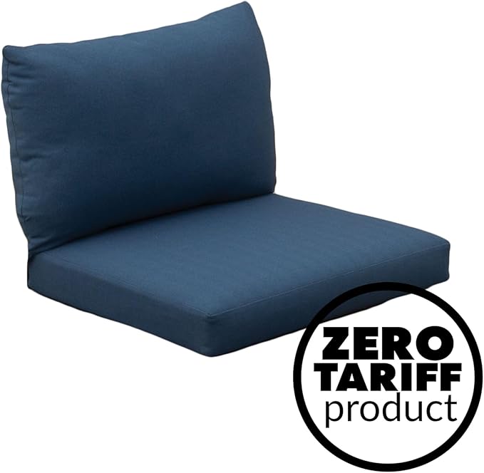 Tommy Bahama Deep Seating Lounge Cushion, 24" X 26" X 4", Bamboo Bay Cobalt