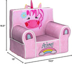 DIBSIES Personalized Creative Wonders Toddler Chair - Ages 1.5 to 4 Years Old (Unicorn)