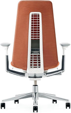 Haworth Fern Ergonomic Office Chair – Stylish and Innovative Desk Chair with Digital Knit Finish - with Lumbar Support (Ember)