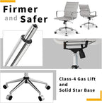 Chair, Desk Computer Chair ，with Armrests ，Ergonomic Office Chair for Home and Office, 17.32 x 22.83 x 35.43 inches, Multiple Colors (Grey)