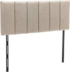 HAOBO Home Upholstered Headboards Foldable Queen/Full Linen Panels with Height Adjustments
