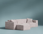 ROVE LAB M1 Modular Sectional Sofa with Ottoman, Sofa in a Box, Modular Couch, Spill-Resistant,Sustainable, Stylish, Modern Sectional Couch for Living Room with SmartFoam Comfort