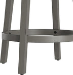 Hillsdale Clarion Swivel Counter Height Stool, Distressed Gray