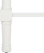Safavieh Home Collection Haines White 4-Drawer Bottom Shelf Console Table