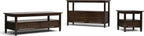 SIMPLIHOME Warm Shaker Coffee Table - 48 inch Wide Solid Wood Cocktail Table in Tobacco Brown, Transitional Living Room Table with 2 Storage Drawers and Open Shelf for Sitting Area or Lounge