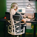 Autonomous ErgoChair Ultra 2 Ergonomic Office Chair Mesh Grey Adjustable Lumbar Support, Rolling Swivel - Home Office Desk Chairs with Headrest & Arms - Ergonomic Desk Chair Comfy for Gaming & Office