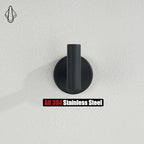 JQK Bathroom Hardware Set, 5-Piece Bath Accessories Set Matte Black Wall Mount Includes 24 in Towel Bar, 9 in HT Bar, TP Holder, Towel Hook x 2, BAS105-PB