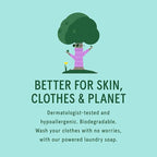 Ingredients Matter Powder Laundry Soap - Lavender Scent, Hypoallergenic Detergent, Natural & Eco-Friendly, Plastic Free, Made in USA, Natural Essential Oils & Dermatologist Tested - 15 oz, 30 Loads