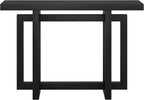 Henn&Hart 44'' Wooden Rectangular Console Table Entryway Table, Sofa Table for Entryway, Living Room, Couch, Hallway, or Office, Black Grain