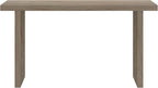 Henn&Hart 55'' Wooden Rectangular Fluted Console Table Entryway Table, Sofa Table for Entryway, Living Room, Couch, Hallway, or Office, Antiqued Gray Oak