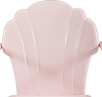 Crosley Furniture Tulip 2-Piece Outdoor Chair Set, Retro Metal Patio Chairs for Dining, Porch, Deck, Balcony, Pastel Pink Gloss